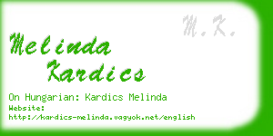 melinda kardics business card